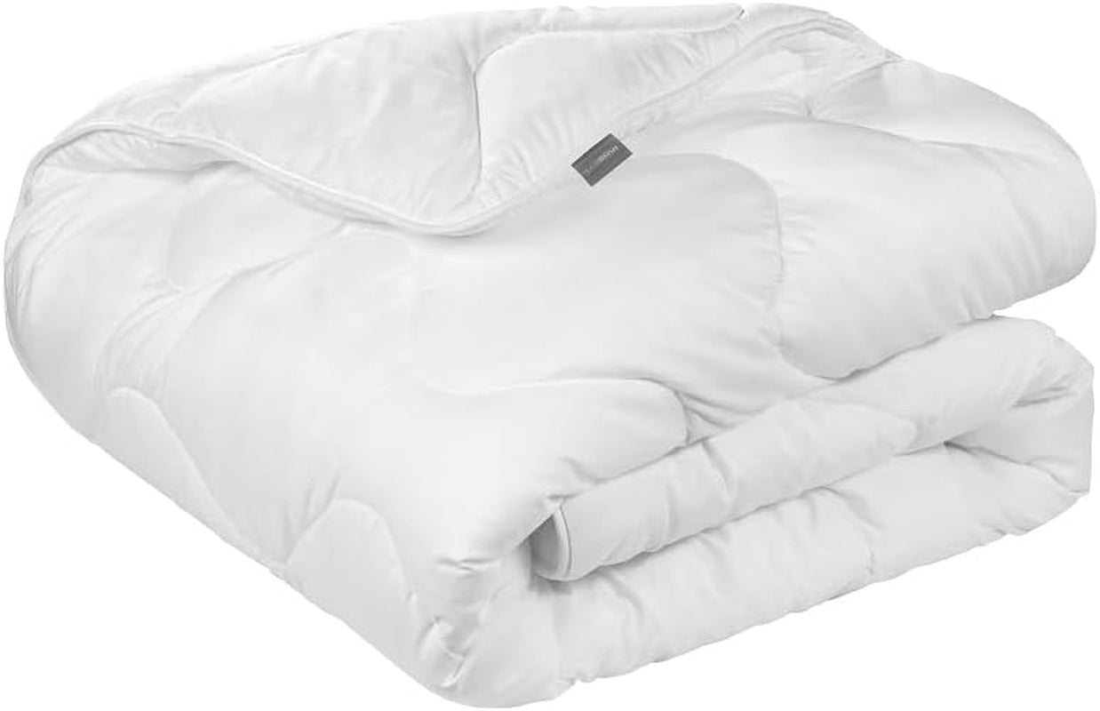 Traumnacht Cosy - Bedset 4 seizoenen, 1 X deelbaar dekbed 135 X 200 Set en 1 X kussen 80 X 80 Cm, Ã-ko Tex gecertificeerd, wit, ontwikkeld in Duitsland, (pak van 2) Dekbedden en dekbedden Naty Shop