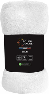 Soleil D'Ocre, flanellen deken, 220 X 240 Cm, Calin, bruin Dekbedden en dekbedden Naty Shop Wit 220 X 240 Cm
