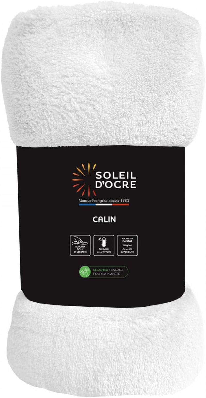 Soleil D'Ocre, flanellen deken, 220 X 240 Cm, Calin, bruin Dekbedden en dekbedden Naty Shop Wit 220 X 240 Cm