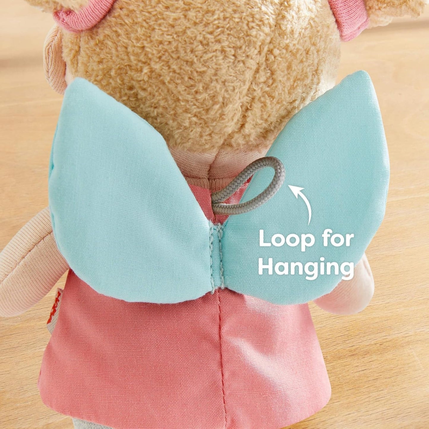 HABA Beschermengel Lore - Pluizige textielpop (15 cm), perfect welkomstcadeau voor baby's en peuters - Wasbaar op 30 °C - 2011870001
