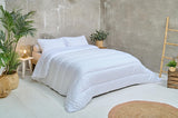 Bleu Câlin COUETTE MICROVEZEL KMF 45S, 240X260Cm, Polyester, Quilt, Deken, Wit, Winterdekbedden en dekbedden Naty Shop 200 X 200 Cm
