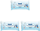 PAEDIPROTECT Babydoekjes 1 x 10 stuks Gevoelige babywaterdoekjes 99% water Geurvrij Baby en kinderen Gevoelige huid Kokosextract Microplasticvrij Veganistisch (5-pack)