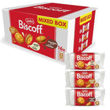 Lotuskoekje | Variatiepakket dubbele koekjes | 3 varianten: Biscoff Cream, Vanille en Chocoladesmaak | 5 dubbele koekjes per pak | Ingrediënten van natuurlijke oorsprong | Geen kleurstoffen | 16 x 50 g | 800g