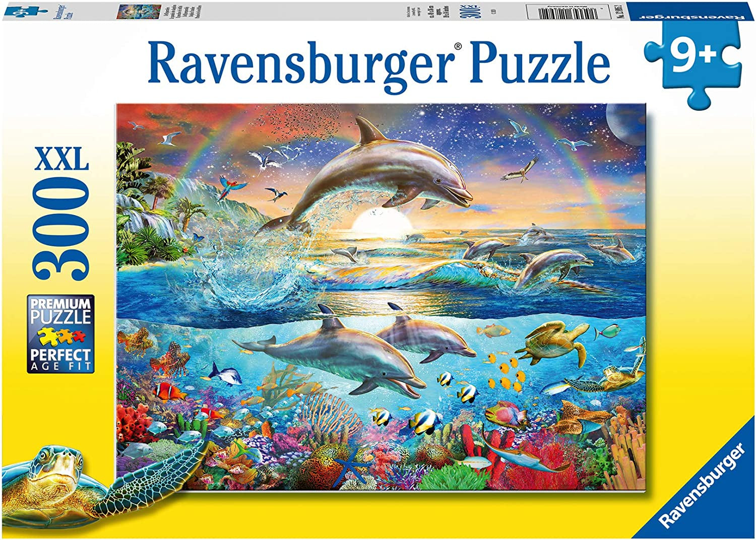 Ravensburger puzzel voor kinderen - 12895 Dolfijnenparadijs - Puzzel voor kinderen vanaf 9 jaar, met 300 stukjes in XXL-formaat Puzzel Naty Shop