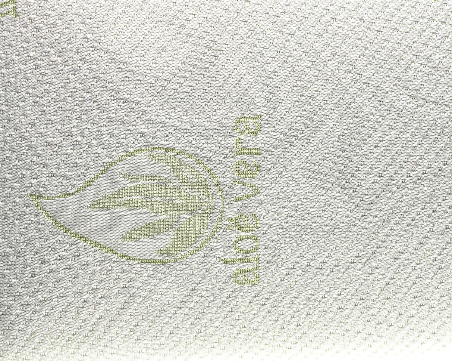 Todocama Todolit visco-elastisch aloë vera plus kussen, groen, 2 stuks, 75 cm Naty Shop standaard kussens