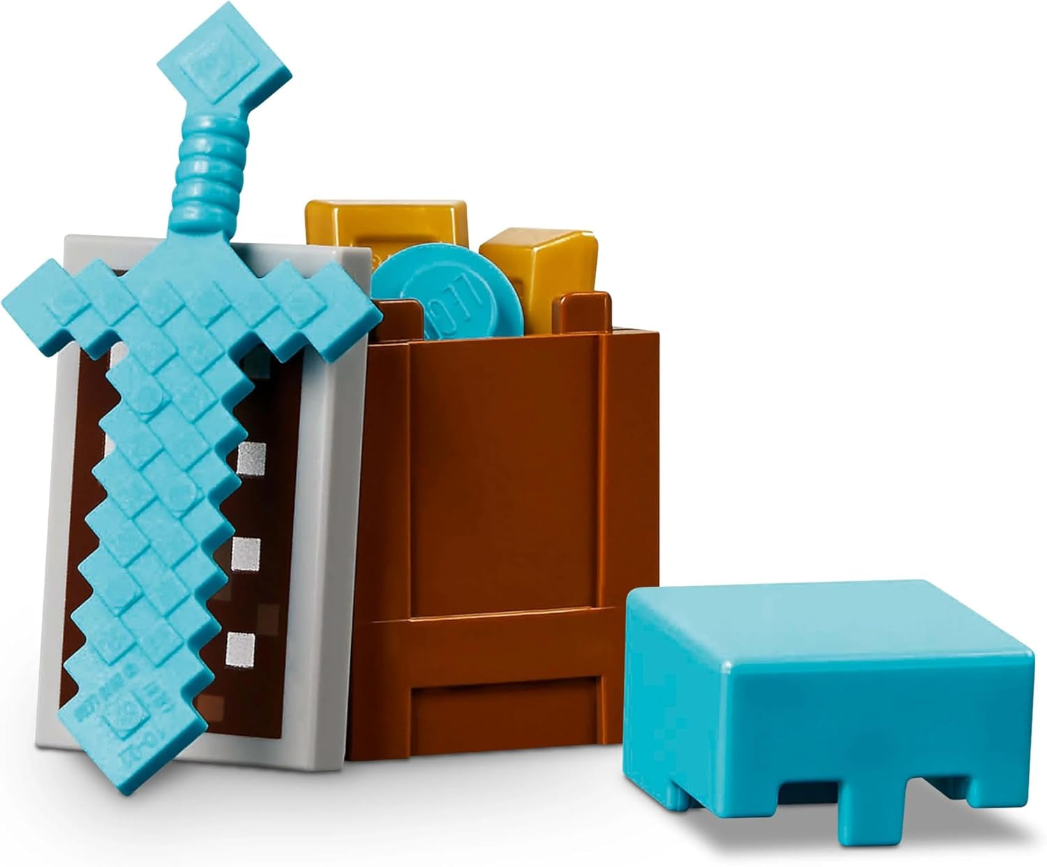 LEGO Minecraft The Illager Desert Patrol videogameset voor kinderen, buitenpost minispeelgoed en drie minifiguren, waaronder Plunderer, Dienaar en Cactus Knight 21267 Bouwsets