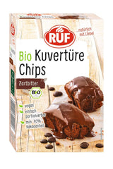 RUF Couverture Chips Ruby, 100 gram Glazuren en Decor Naty Shop 150 gram Pure Chocolade