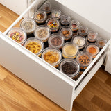 BODUM PRESSO voorraadpotten, kunststof, zwart, 4 x 0,25 l, 3 x 0,6 l, 3 x 1 l, 2 x 2 l Voedselbewaardozen Naty Shop
