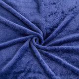 Kono Sherpa fleece deken, 150 x 200 cm, zacht, gezellig, pluizig, omkeerbaar, microvezel, vaste dekens voor bed, bank, bank (marineblauw, dubbel/dubbel) Bedden en dekens Besuche den KONO-Store