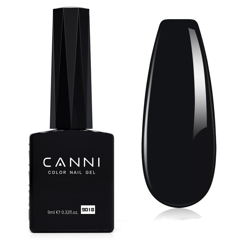 CANNI gel nagellak, semi-permanent, donkerpaars, nagellak, UV-gel, losweken, manicure