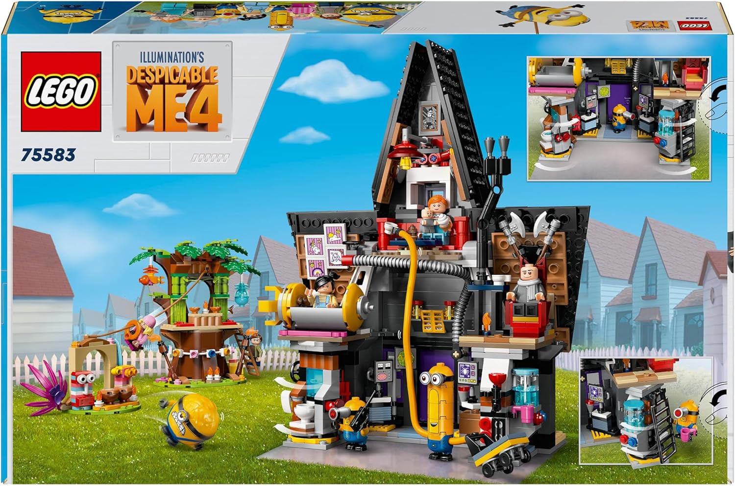 LEGO I - Simply Incorrigible 4 Gru's en Minions' Family Villa I - Simply Incorrigible 4 Movie Speelset Kinderspeelgoedcadeau voor jongens en meisjes vanaf 8 jaar 75583 Bouwsets Beuche in LEGO-Store