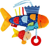 SIGIKID 40104 Actieve vis Baby Activity PlayQ Speelgoed voor kinderen meisjes en jongens aanbevolen vanaf 3 maanden veelkleurig Babyspeelgoed Naty Shop
