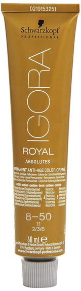 Igora Royal Absolute Age Blend Haarkleur, 7-560 Medium Goudchocoladeblond, 60ml Naty Shop Haarverf 8-50 Natuurlijk Licht Goudblond 60 Ml (1 pakje)