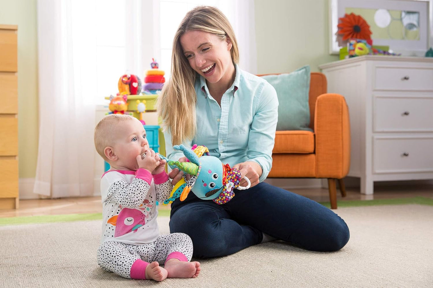 Lamaze speelgoed voor baby's Captain Calamari de piraten-octopus Clip & Go - hoogwaardig speelgoed voor peuters - vanaf 0 maanden & Freddie de vuurvlieg Clip & Go - hoogwaardig speelgoed voor peuters Speelgoed Bebe Naty Shop
