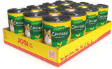 JosiCat Kip in Saus (12 x 415 g) | Volwassene | Premium natvoer voor volwassen katten | Kip in saus | Vitamine D3 en E | Mogelijk gemaakt door JOSERA | Natvoer voor katten | Volledige voeding | Pak van 12