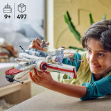 LEGO Star Wars 75402 ARC-170 Starfighter speelgoed met 4 minifiguren, waaronder Clone Pilot en Droid R4-P44, verzamelobject, cadeau voor Revenge of the Sith-fans en jongens en meisjes vanaf 9 jaar Bouwsets Beuche in LEGO-Store