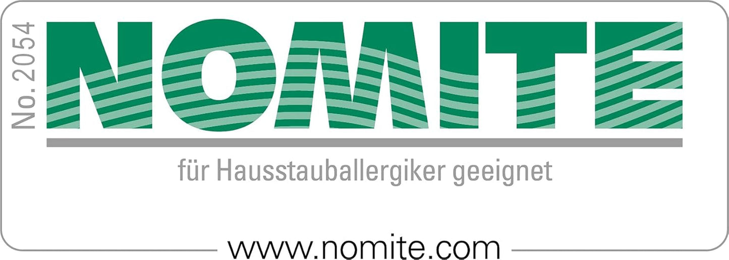 Irisette Nora donzen dekbed Lichtgewicht zomerdekbed met 100% katoenen hoes, 100% donsvulling klasse I, 135 X 200 cm, Oeko-Tex gecertificeerd, geproduceerd volgens de Duitse kwaliteitsnorm Quilts en quilts Naty Shop