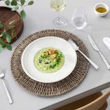 Villeroy & Boch - Artesano 6-delige serviesset voor 2 personen, wit, vaatwasmachinebestendig, magnetronbestendig, bestekset, bordenset, dinerborden, ontbijtborden, dinerborden, premium porselein