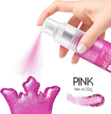 Eetbare glitterspray - 22G Eetbare glitter, eetbaar glitterpoeder voor drankjes, taartdecoraties, macarons - Voedselkleuring glitterpoeder, eetbare glitter voor cocktails, muffins (roze)