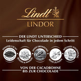 Lindt-chocolade | LINDOR melkchocoladesticks, Promotie-aanbieding | 100g | 4 LINDOR melkchocoladerepen met smelt-in-je-mond-vulling | Chocoladesticks (pak van 3)