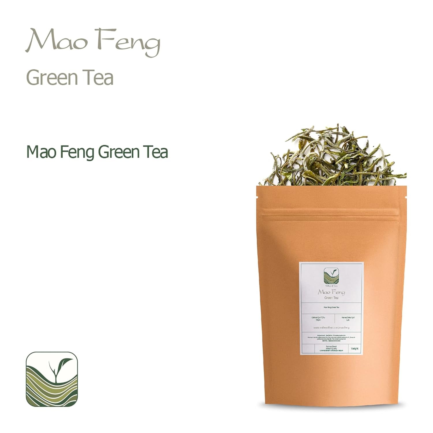 Mao Feng Huangshan Groene Thee - Beroemde Chinese thee uit Huang Shang - Maofeng Gele Bergen Groene Theebladeren China Mao Feng Thee Biologische Groene Thee Chinese Groene Thee Groene Thee