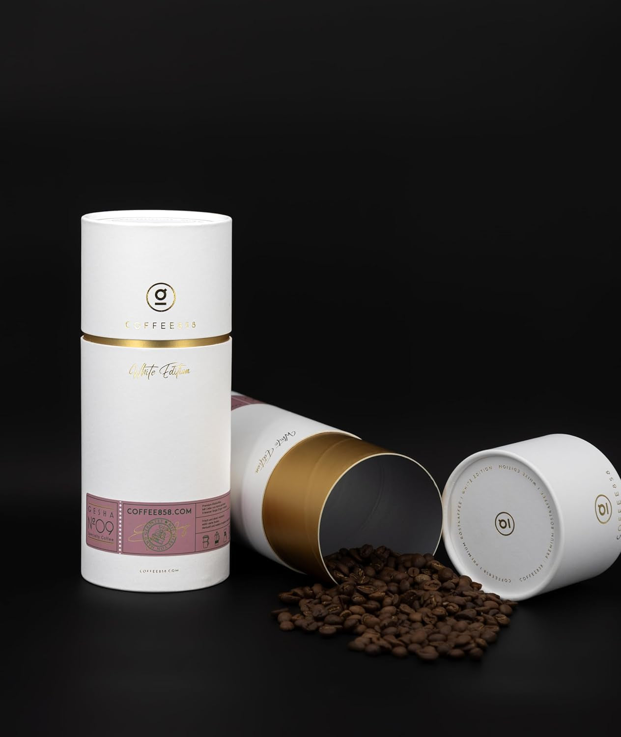 NIEUW! Koffie nr. 9 - GESHA - Koffiespecialiteit - Don Primitivo van Coffee858 (320g) - Rode bessen, honing, rode thee, bloemen/citrusvruchten, druiven, mango en complexe smaak