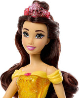 Mattel Disney Princess speelgoed beweegbare Belle modepop met fonkelende kleding en accessoires Disney film geïnspireerd cadeau voor kinderen HLW11 Naty Shop poppen
