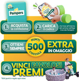 Pampers Baby Dry XL Maat 6 (15-30kg), 111 Luiers + 500 Gratis Extra Knuffelpunten
