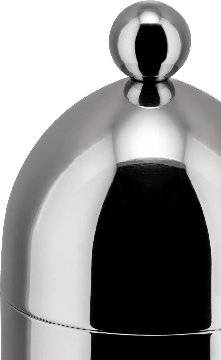 Alessi 90024 theepot met lepel, gemaakt van 18/10 roestvrij staal, hoogglans gepolijst