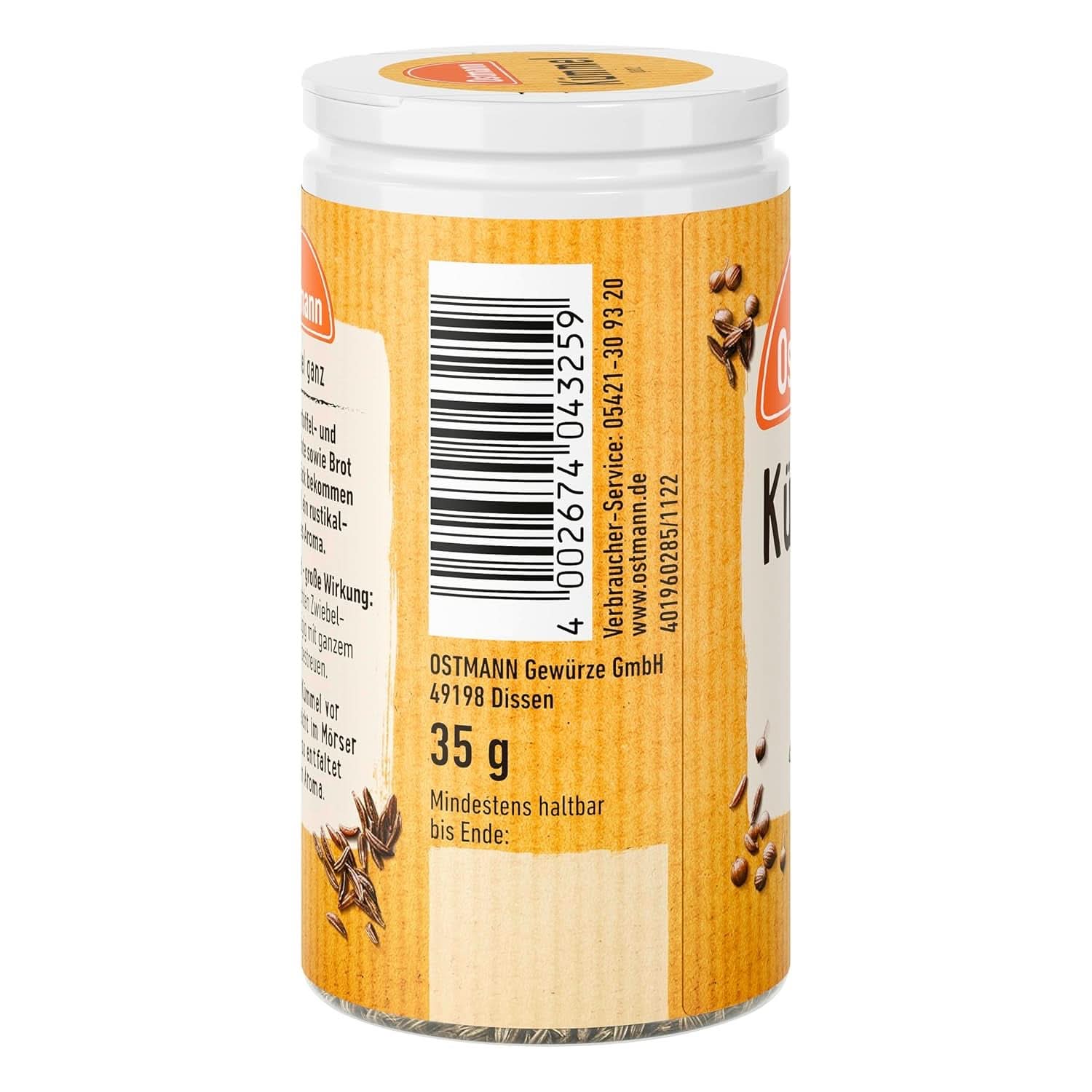 Ostmann - Hele komijn, 35 gram Condimente Naty Shop