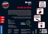 De drie??? - Misdaadpuzzel - De villa van de puzzels van KOSMOS 697976, 300 stukjes, Glow in the dark, Met UV-lamp, Lezen, Puzzel, Puzzels oplossen, Detectivepuzzel Vanaf 10 jaar Puzzel Naty Shop