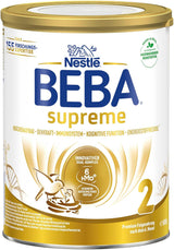 BEBA SUPREME 2 Opvolgmelk na 6 maanden, alleen lactose, palmolievrij, verpakking van 6 (6 x 800g) Naty Shop