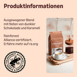 by Amazon Espresso Crema Röstkaffee Ganze Bohnen, 1 kg (2 verpakkingen van 500 g), Rainforest Alliance-Zertifizierung