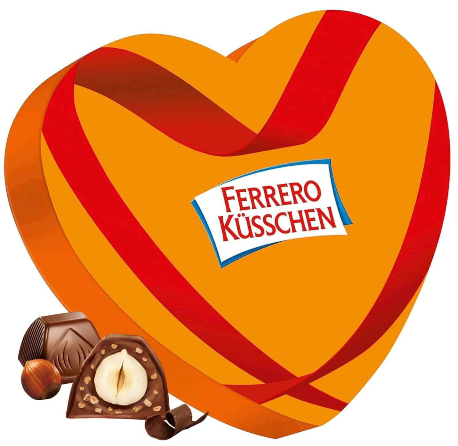 Ferrero Mon Chéri Heart - Valentijnsdag chocoladecadeau voor hem en haar - Knapperige chocolade, fruitige likeur en gearomatiseerde kersen - Voor Valentijnsdag, Moederdag en Pasen - 1 pakje 147g