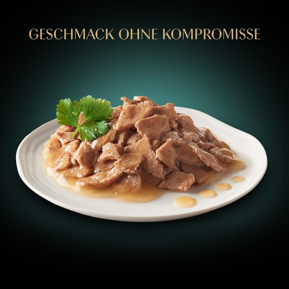 Sheba Portion Pouches Natvoer voor katten, multipack Fresh & Fine in saus met MSC kip en zalm, 6x6x50g - Fijne maaltijden voor katten in saus