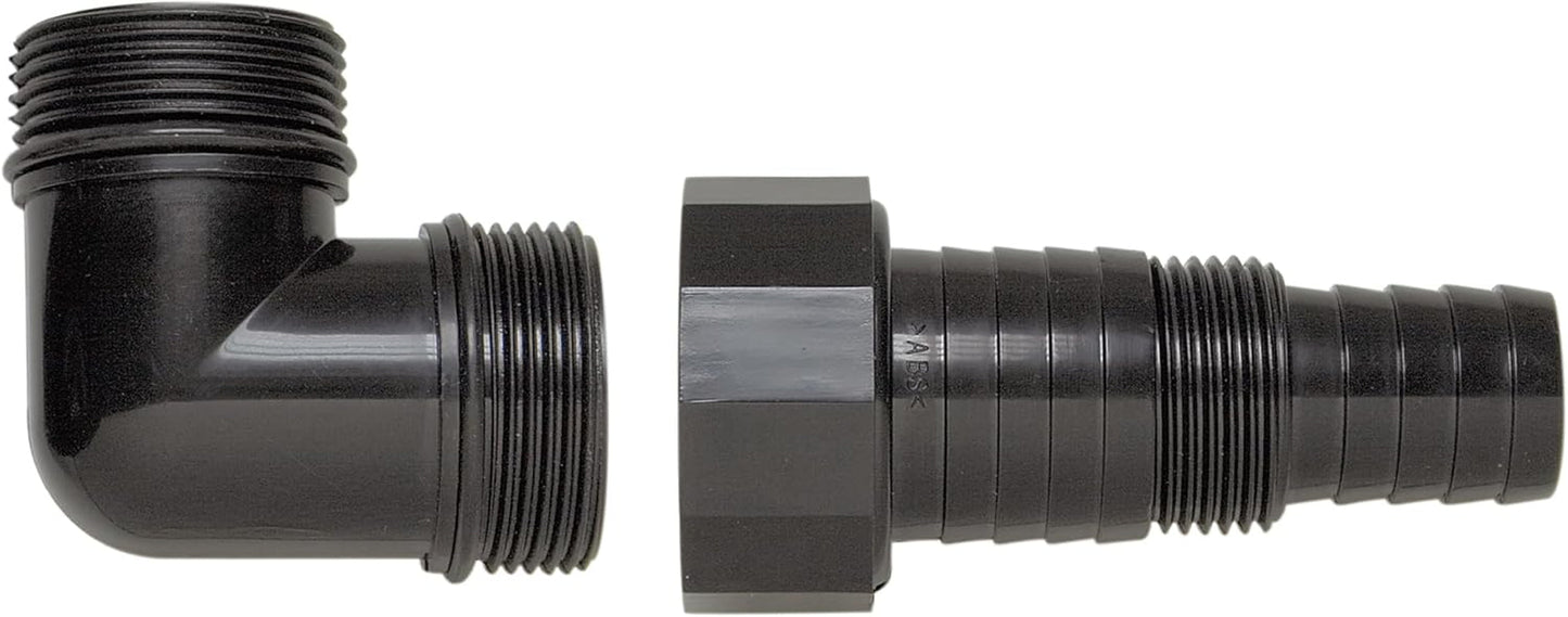 1370169 Aansluiting voor dompelpompen, pompaansluiting 1" 1/2M, slangaansluiting 25e38mm/1"M/1" 1/2M