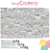 Scrapcooking - Set van 9 pastelkleurstoffen - Blauw, Geel, Koraal, Roze, Turkoois, Limoengroen, Wit, Aquagroen, Poederroze - Eetbare kleurpoeder voor cakes, muffins, macarons - 4272