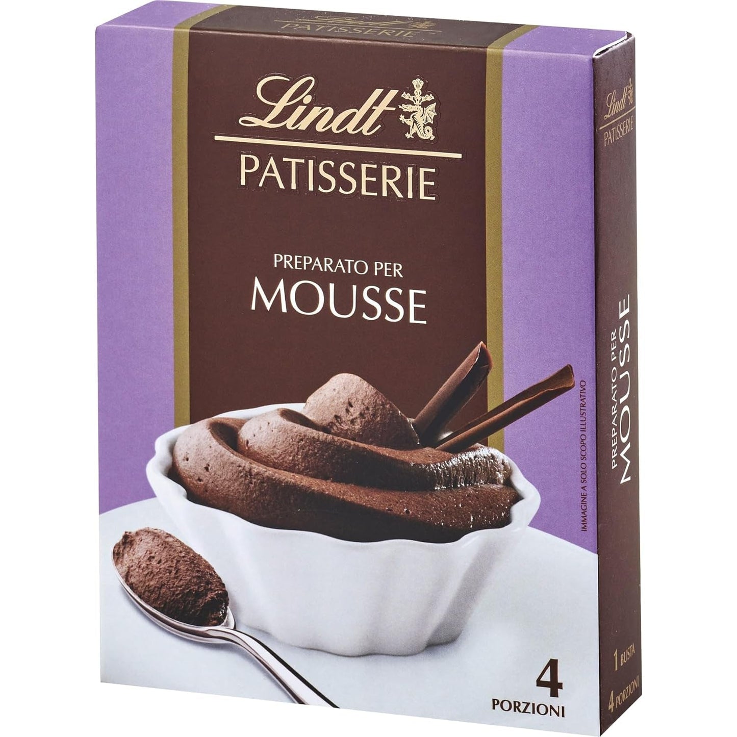 Lindt Schokolade - PATISSERIE Chocolademousse | 6 X 110G | Backmischung Für 4 Portionen Fluffige Mousse Al Cioccolato Aus Finester Schokolade | Patisserie | Backmix | Schokoladengeschenk Mix voor bakken en koken Naty Shop Standaardtitel