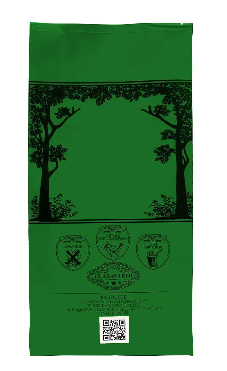 Yerba "BIO" 400 g biologische mate-thee, biologisch, natuurlijk stimulerend en stimulerend middel met cafeïne, Yerba mate-thee met fruit, cafeïnerijke mate-thee, hoge kwaliteit