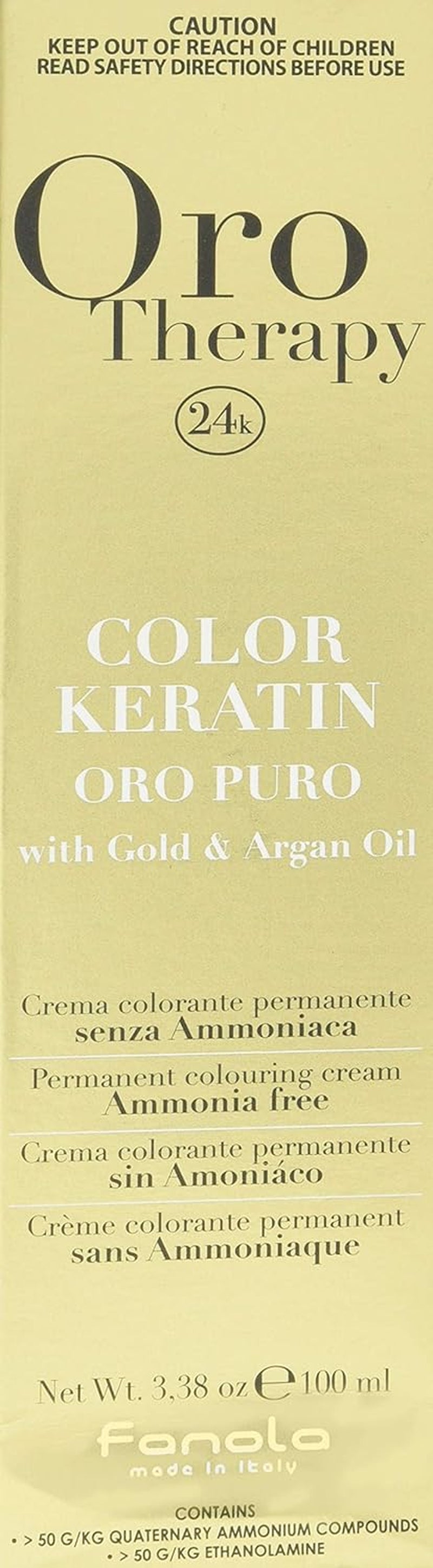 Fanola Oro Therapy Kleur Keratine 5.0 100ml