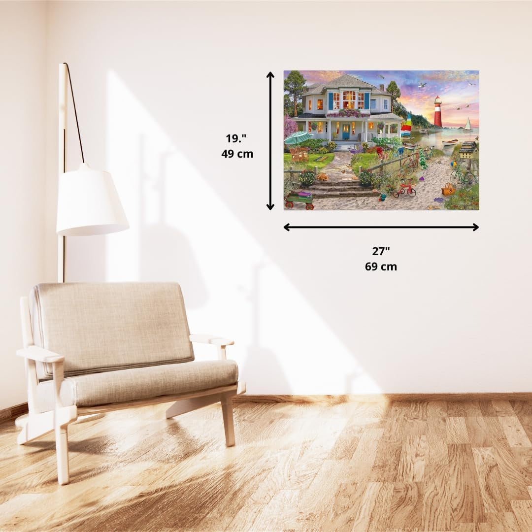 Schmidt Spiele Strandhuis, puzzel 1.000 stukjes Puzzel Naty Shop