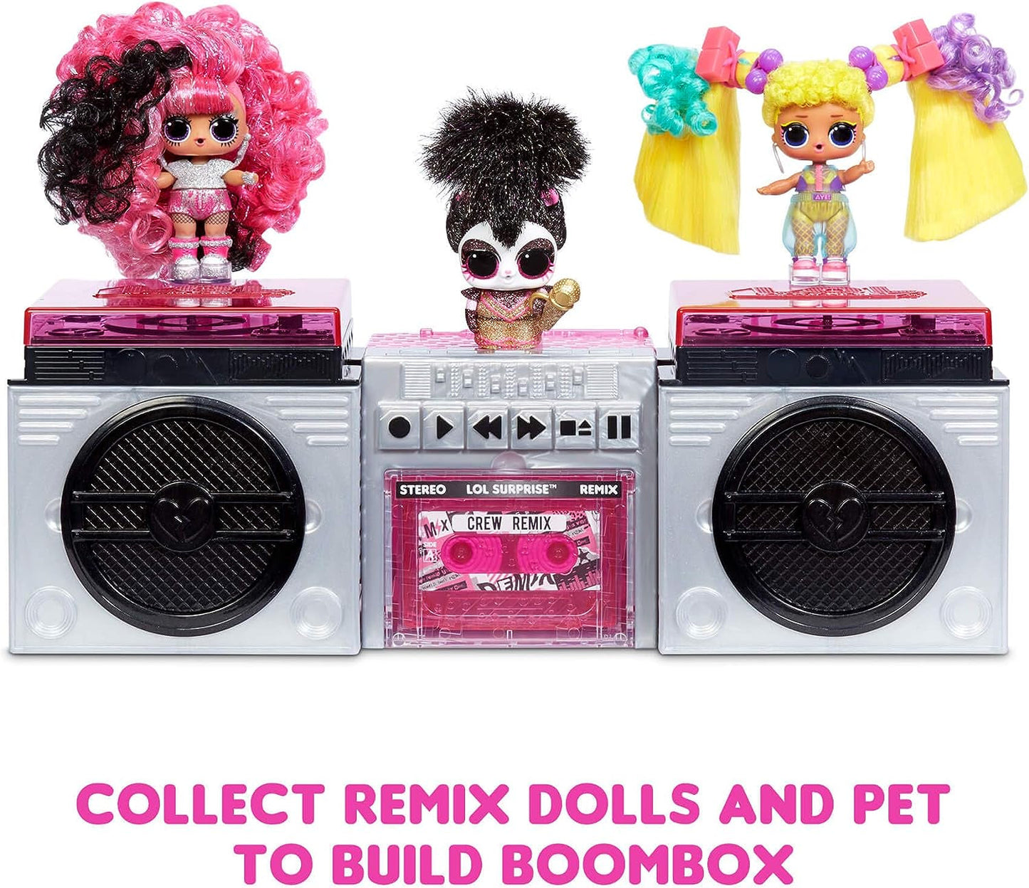 L.O.L. verrassing! 566977E7C Remix hair flip dolls - Collector's item - 15 verrassingen - Met haarkapje, accessoires en muziek Naty Shop Dolls