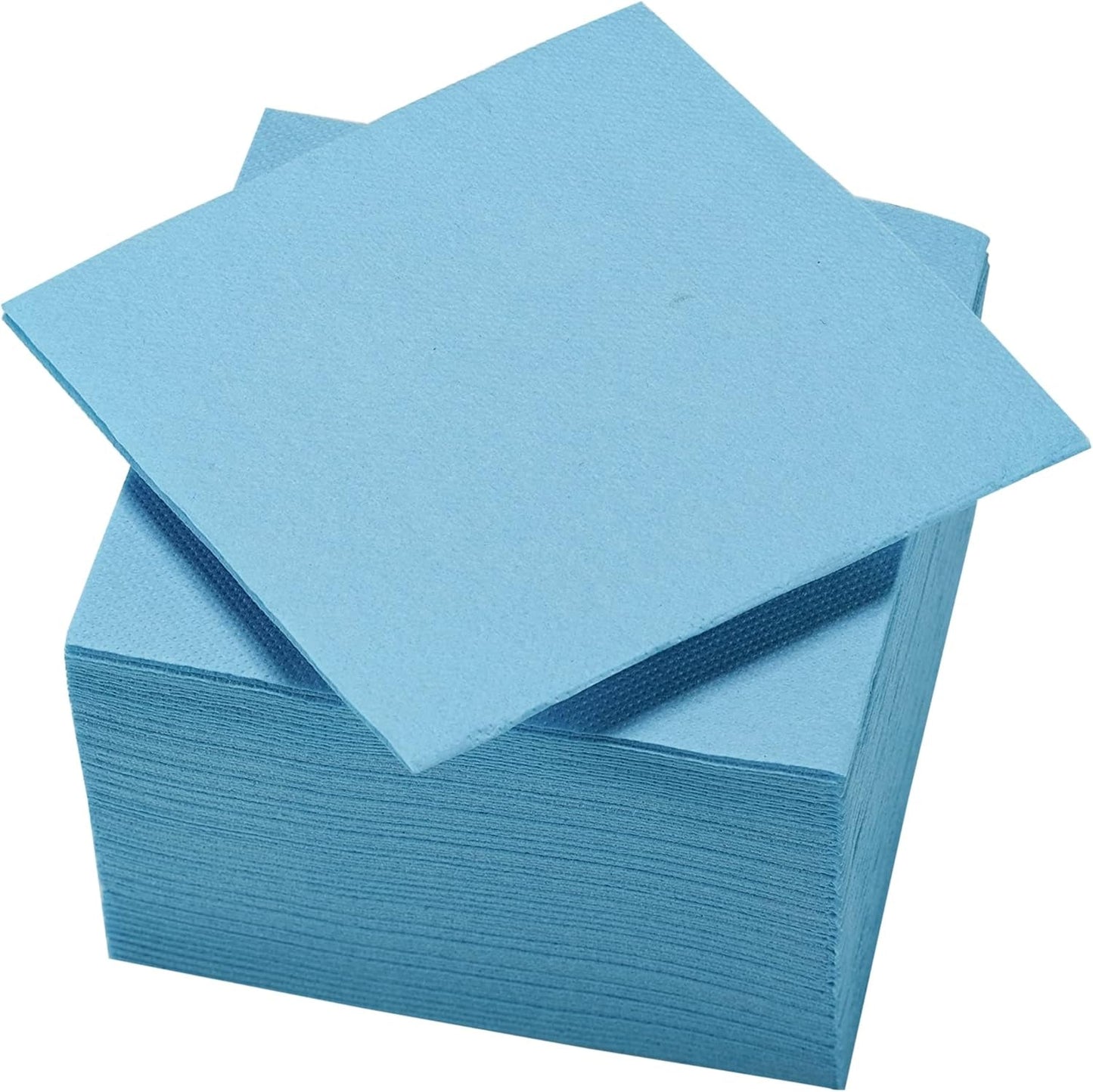 - Tex Touch papieren servetten - Roze kleur - Fsc®-gecertificeerde servetten - Recyclebaar en biologisch afbreekbaar - Pak van 50 roze servetten maat 24 X 24 Cm
