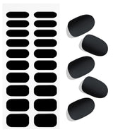 JMEOWIO Nagelfolie UV Hartend Karbon Schwarz Halloween UV Gel Nail Strips Nagelsticker Nagelaufkleber Nail Art Decoratie Nageldesign Zubehör