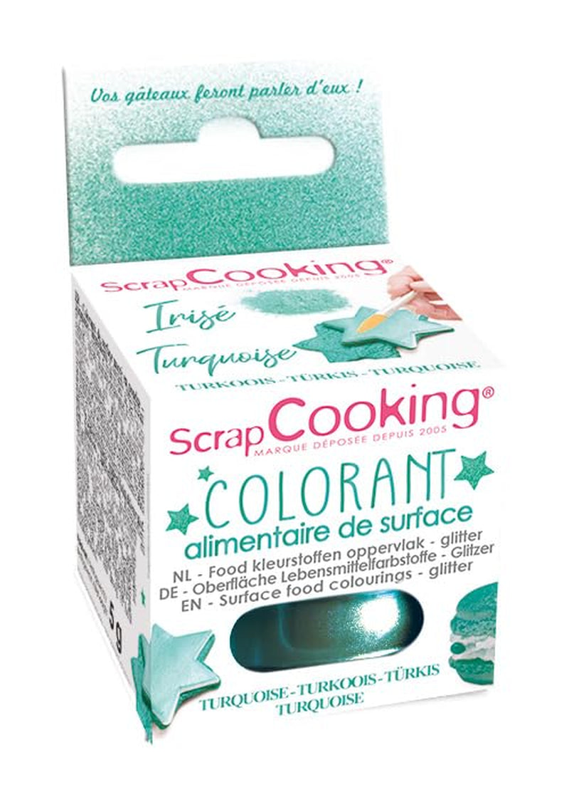 Scrapcooking - Lime Green Food Coloring - Eetbaar glitterpoeder voor oppervlakken - Voor cakes, koekjes, bitterkoekjes, chocolade en fudge - Lime Green - 4087