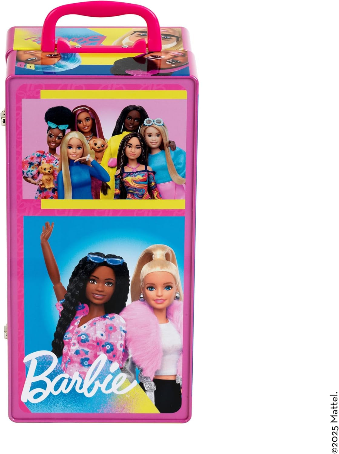 Theo Klein 5801 Barbie-kledingkast met kledingroedes en vakken, speelgoed voor kinderen vanaf 3 jaar, inclusief accessoires, meerkleurig