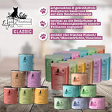 Catz Finefood Classic Collection Mixed Pack Nat Kattenvoer - Gourmet natvoer voor uw kat, graanvrij en suikervrij, met een hoog vleesgehalte, 24 zakjes x 85g