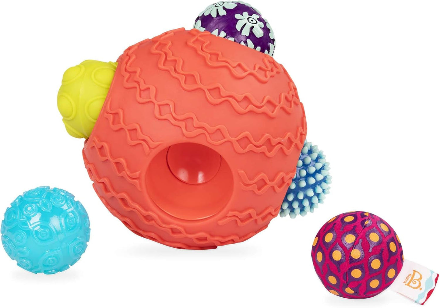B. Toys Babyspeelgoed Babyspeelgoed Motoriekspeelgoed met licht - Babyspeelgoed voor pasgeborenen, meisjes en jongens vanaf 0 maanden, PVC-vrij Bebe Naty Shop Toys 6 Ballen