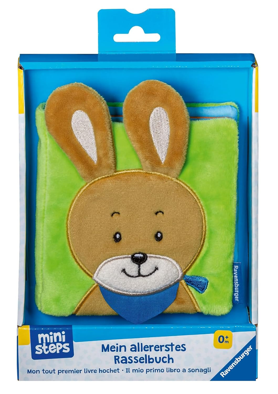ministeps: Mijn eerste boek met rammelaars: Vanaf 0 maanden Jucarii Bebe Naty Shop Stoffen prentenboek