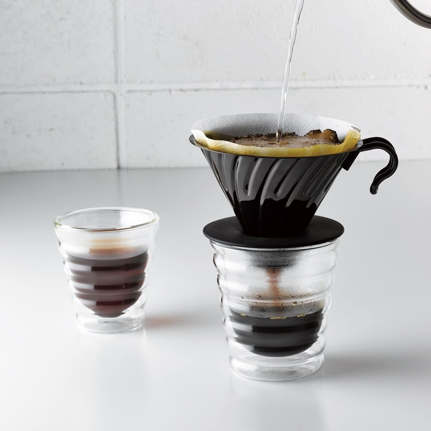 Metalen koffiedruppelaar V60